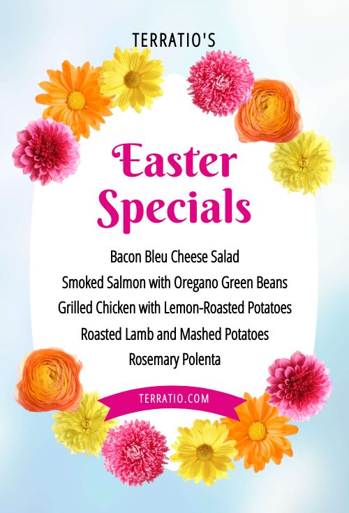 Easter Specials Table Tent page 1 preview