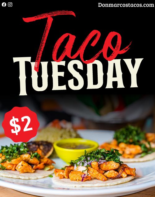 Taco Tuesday Specials Poster