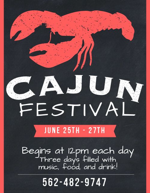 Cajun Festival Sign