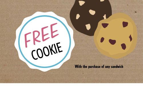 Free Cookie Coupon Card page 1 preview