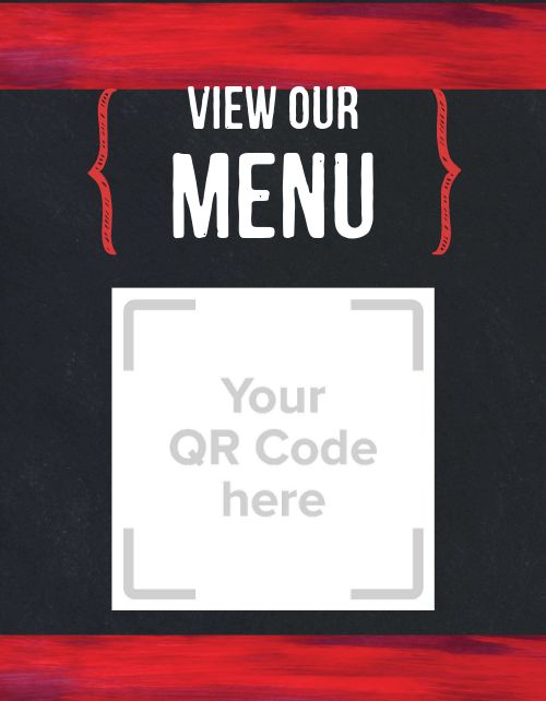Restaurant QR Code Flyer