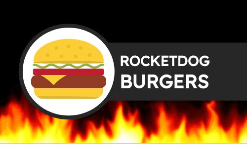 Burger Restaurant Card