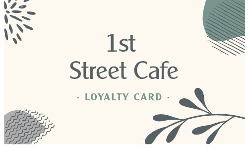 Cafe Discount Card