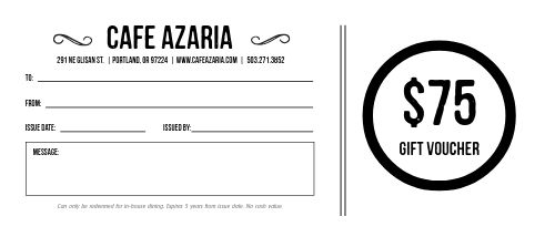 Cafe Present Gift Certificate page 1 preview