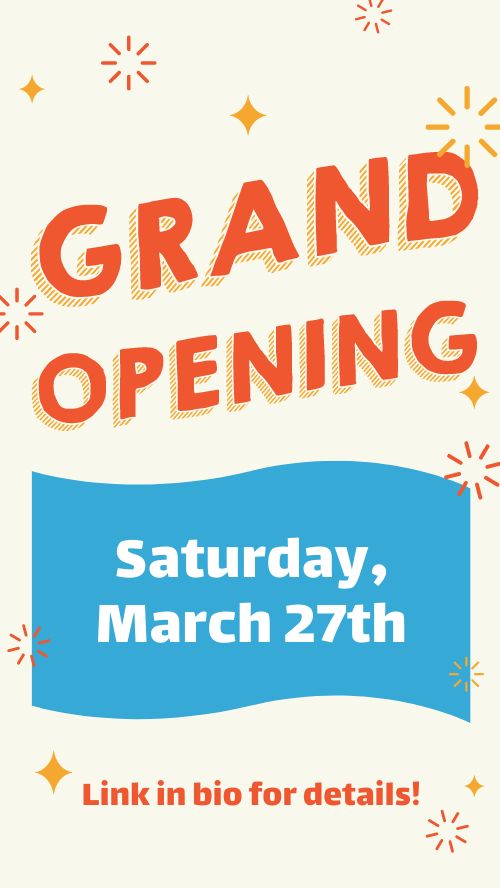 Grand Opening FB Story
