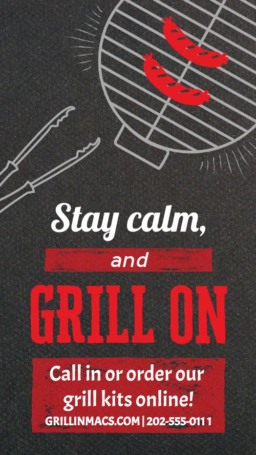 Grill Facebook Story