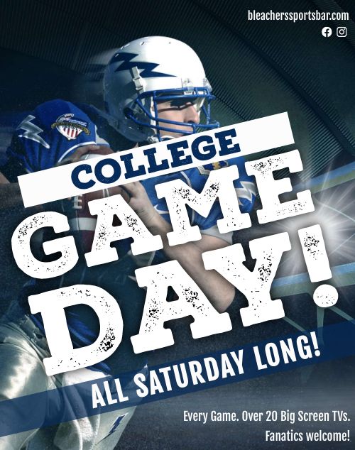 College Football Game Day Poster