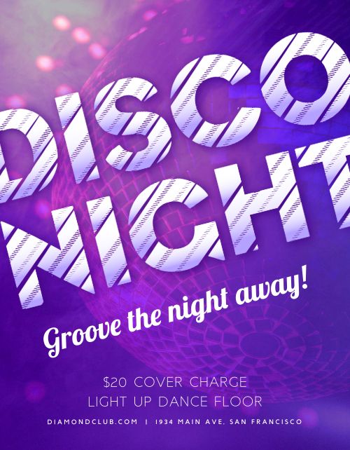 Disco Night Nightclub Flyer
