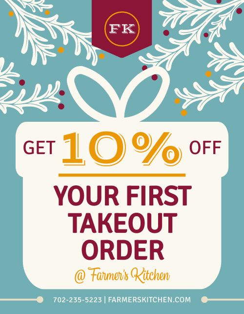 Takeout Discount Flyer page 1 preview