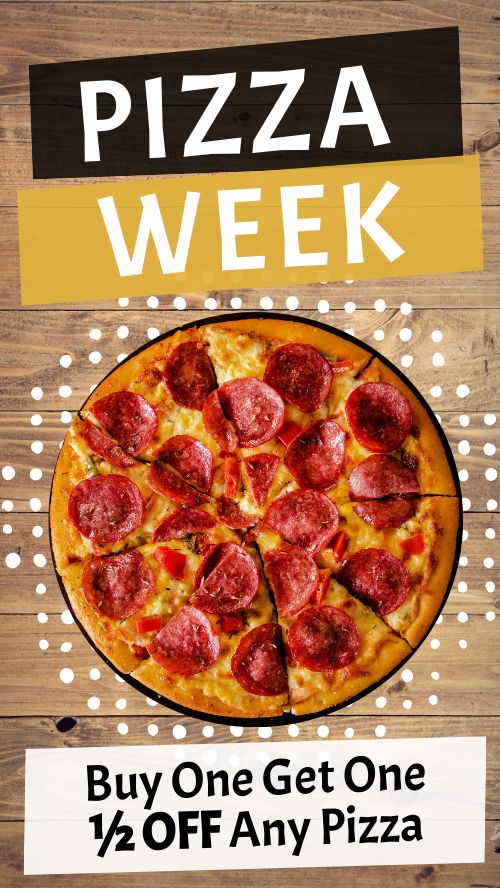 Pizza Week Instagram Story