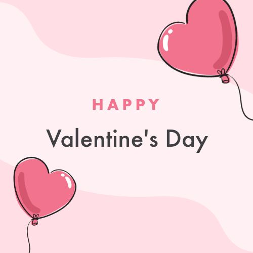 Balloon Valentines Instagram Post
