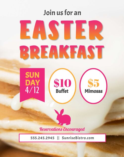 Easter Breakfast Poster