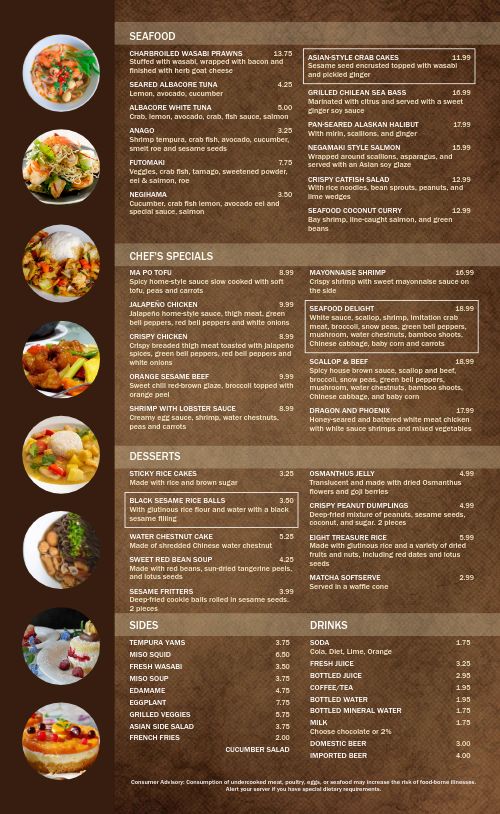 Oak Chinese Menu Design Template by MustHaveMenus