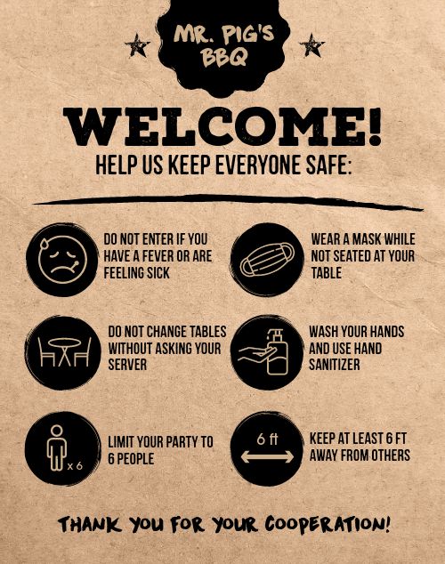 Safety Guidelines Poster