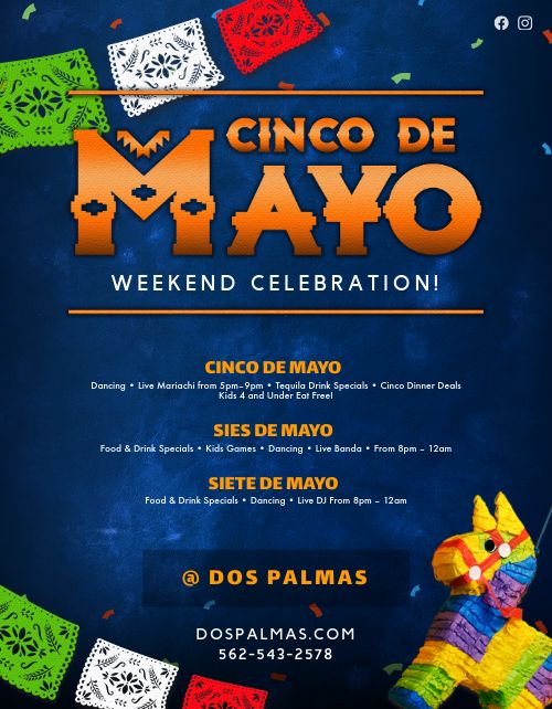 Classic Cinco De Mayo Flyer page 1 preview