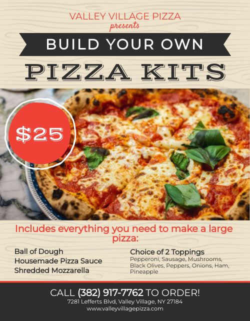 Pizza Kit Sign page 1 preview