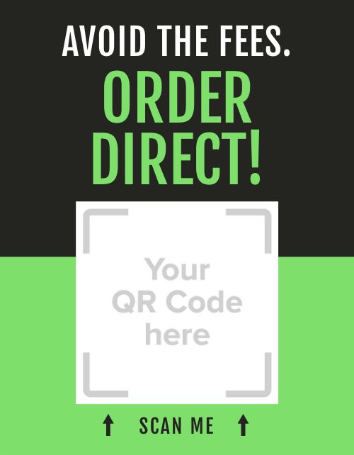 Avoid Fees Order Direct Signage