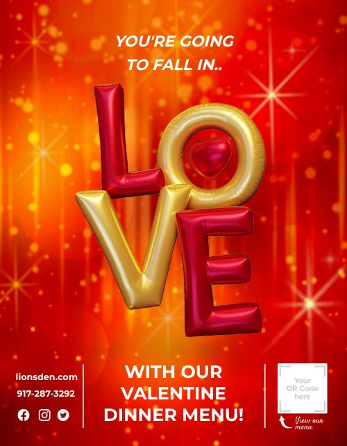 Red Valentines Flyer