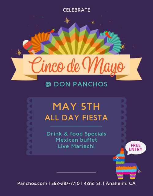 Cinco de Mayo Celebration Flyer 