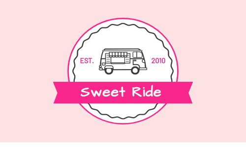 Pink Food Truck Loyalty Card