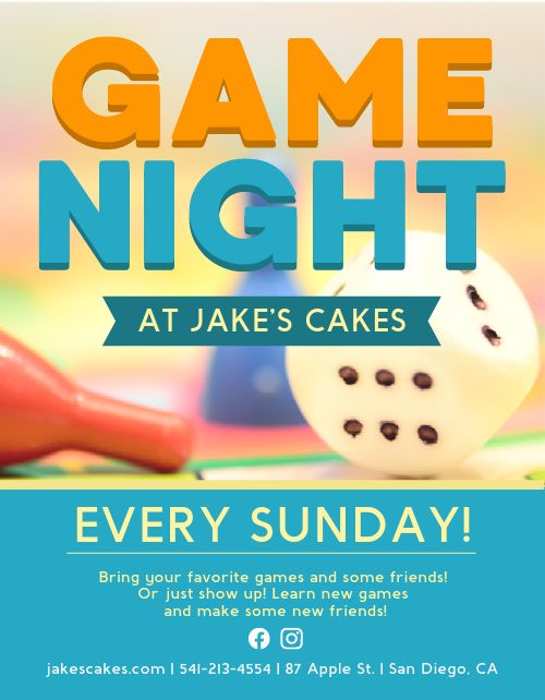 Download Board Game Night Flyer Template By Musthavemenus