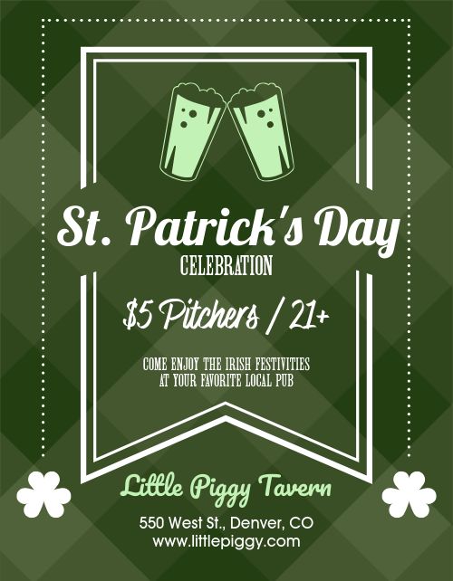St Patricks Pub Flyer