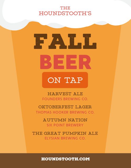 Fall Beer Flyer