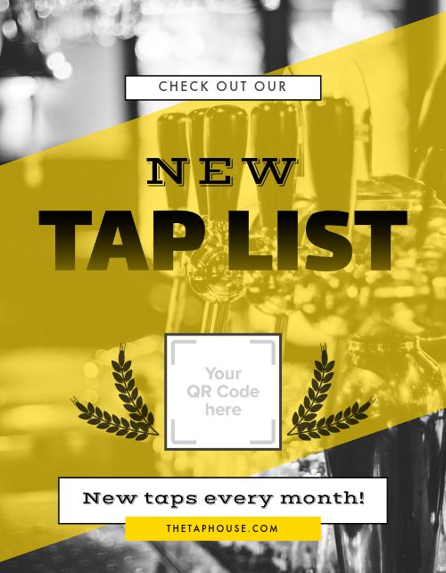 New Tap List Flyer page 1 preview