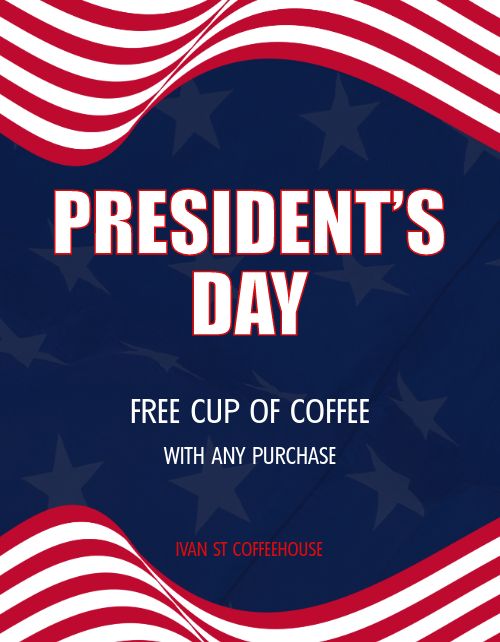 Presidents Day Flyer Template