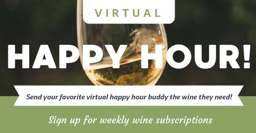 Virtual Happy Hour Facebook Post