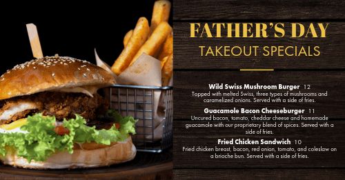 Fathers Day Specials Facebook Post