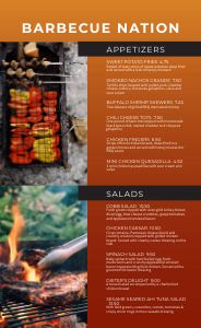 BBQ Menu Inspiration Design Template By MustHaveMenus