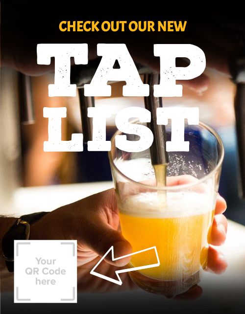 Taplist Flyer page 1 preview