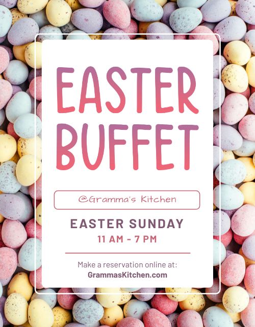 Easter Eggs Flyer