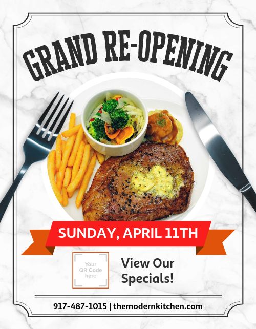 Grand Reopening Announcement