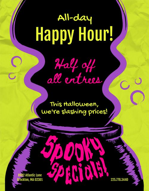 Halloween Deal Flyer