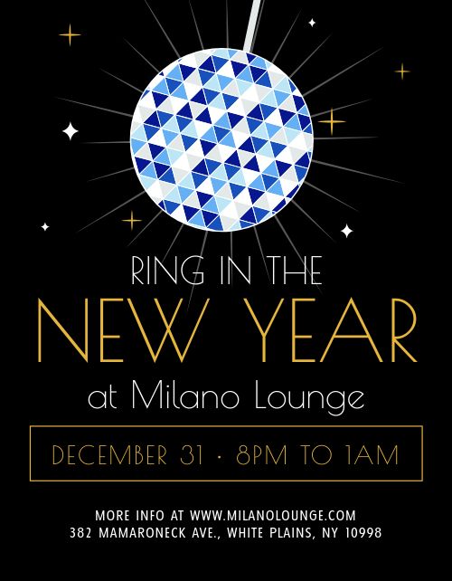 New Years Eve Lounge Flyer