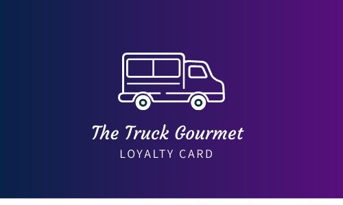 Gourmet Food Truck Loyalty Cards