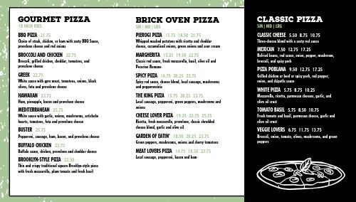 American Pizza Digital Menu Board page 2 preview