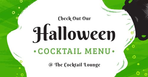 Halloween Cocktail Facebook Post
