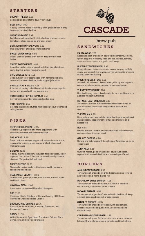 Hoppy Brew Pub Menu Design Template by MustHaveMenus