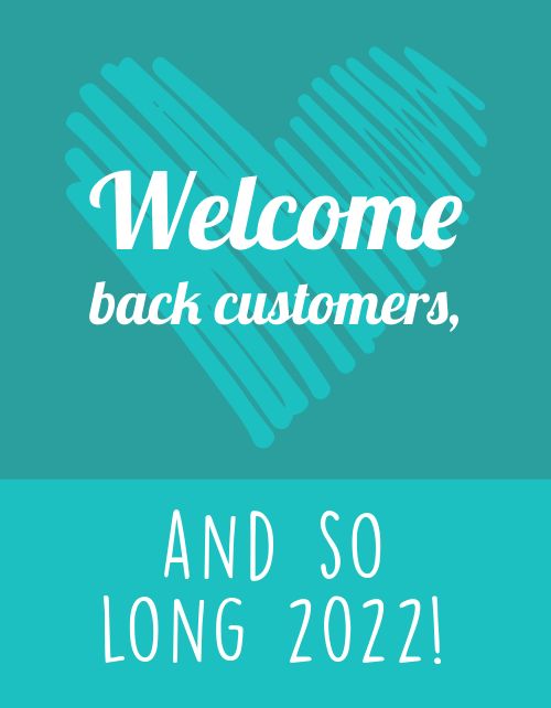 Welcome Back Signage page 1 preview