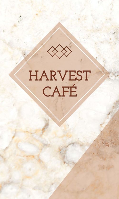 Cafe Marble Business Card page 1 preview