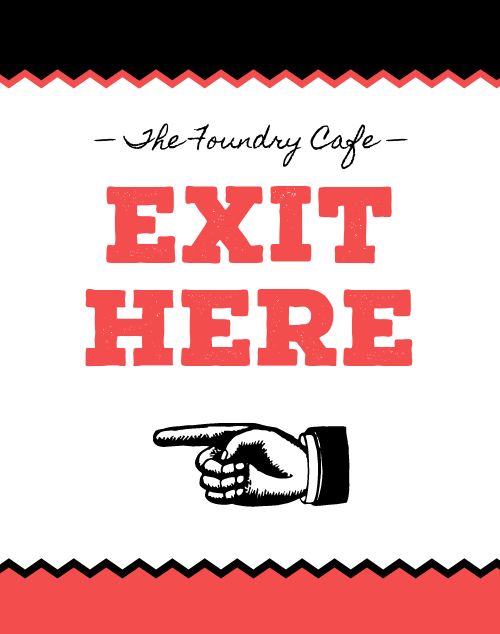 Exit Here Poster