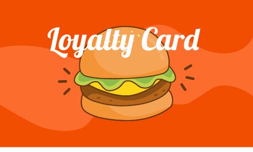 Burger Loyalty Card page 2 preview