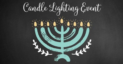 Hanukkah Candle Lighting Facebook Post