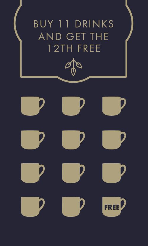 Coffee House Loyalty Card