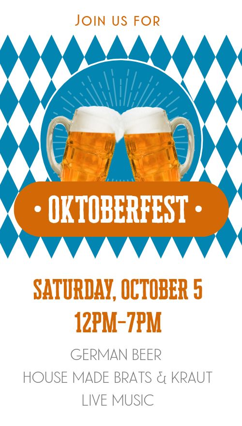 Oktoberfest Mug Vertical Digital Screen