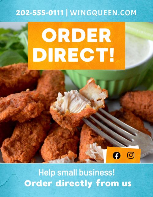 Takeout Order Flyer