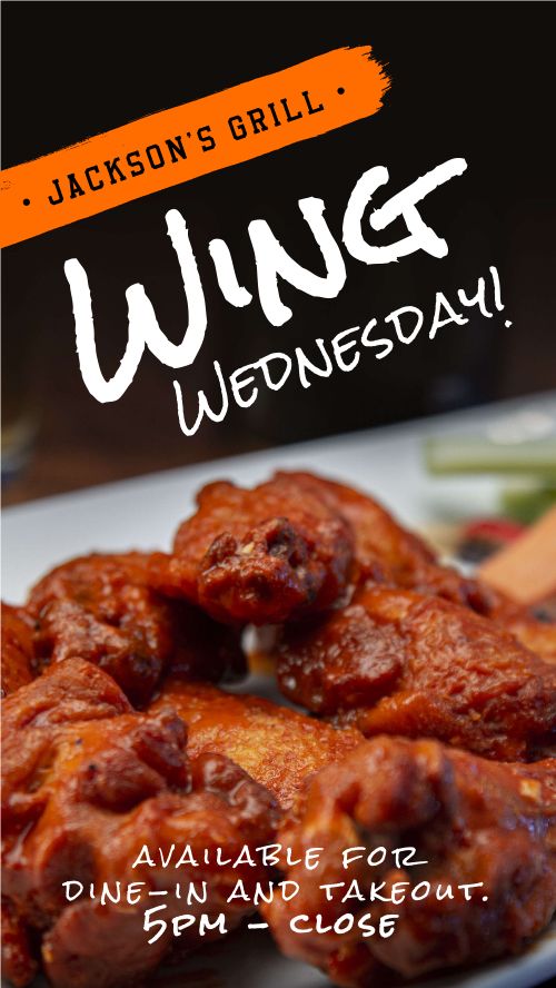 Wing Wednesday Facebook Story
